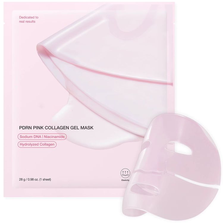 PDRN Pink Collagen Gel Mask (5-Pack) – Glow & Hydration Bundle image 1